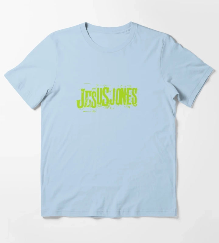 JESUS JONES logo 1989 T-Shirt Sky Blue