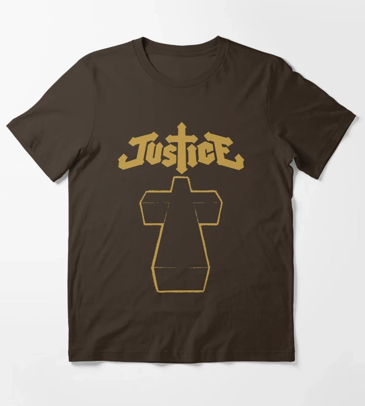 JUSTICE BAND T-Shirt Brown