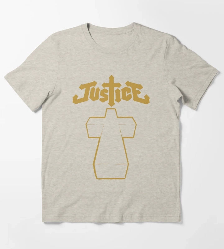 JUSTICE BAND T-Shirt Cream
