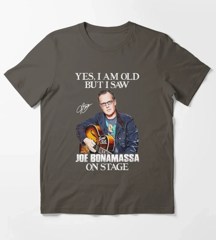 Ja ich bin alt aber ich habe Joe Bonamassa auf der Bhne gesehen T-Shirt Dark Grey