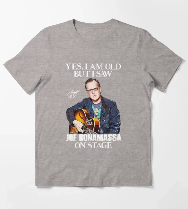 Ja ich bin alt aber ich habe Joe Bonamassa auf der Bhne gesehen T-Shirt Heather Grey