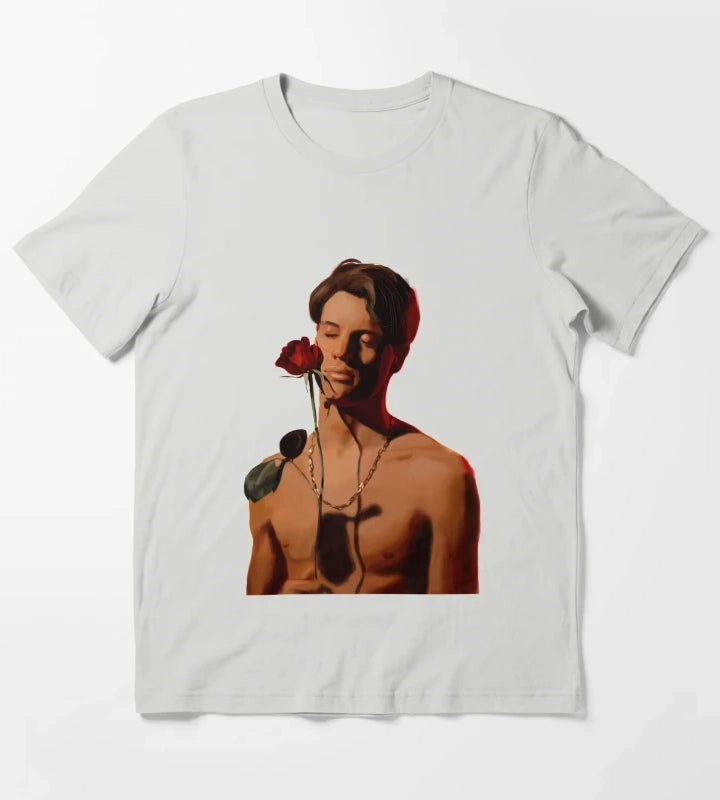 Jace Norman Flaunt Magazine Sketch T-Shirt Light Grey