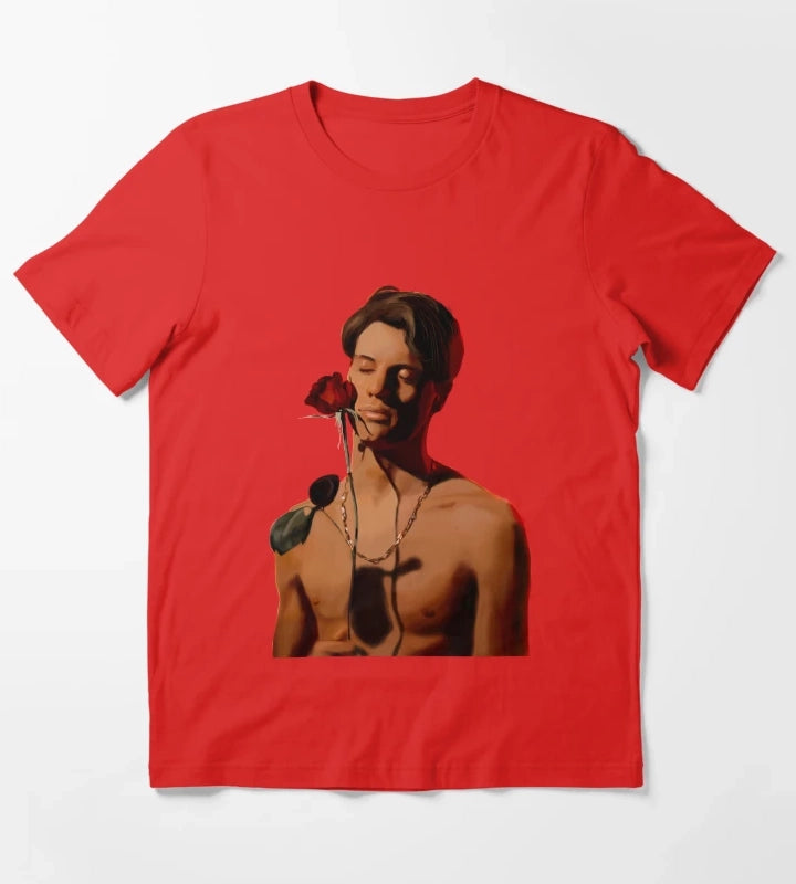 Jace Norman Flaunt Magazine Sketch T-Shirt Red