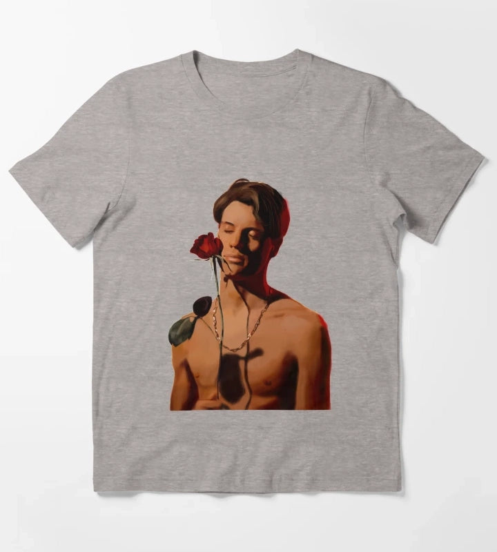 Jace Norman Flaunt Magazine Sketch T-Shirt Heather Grey