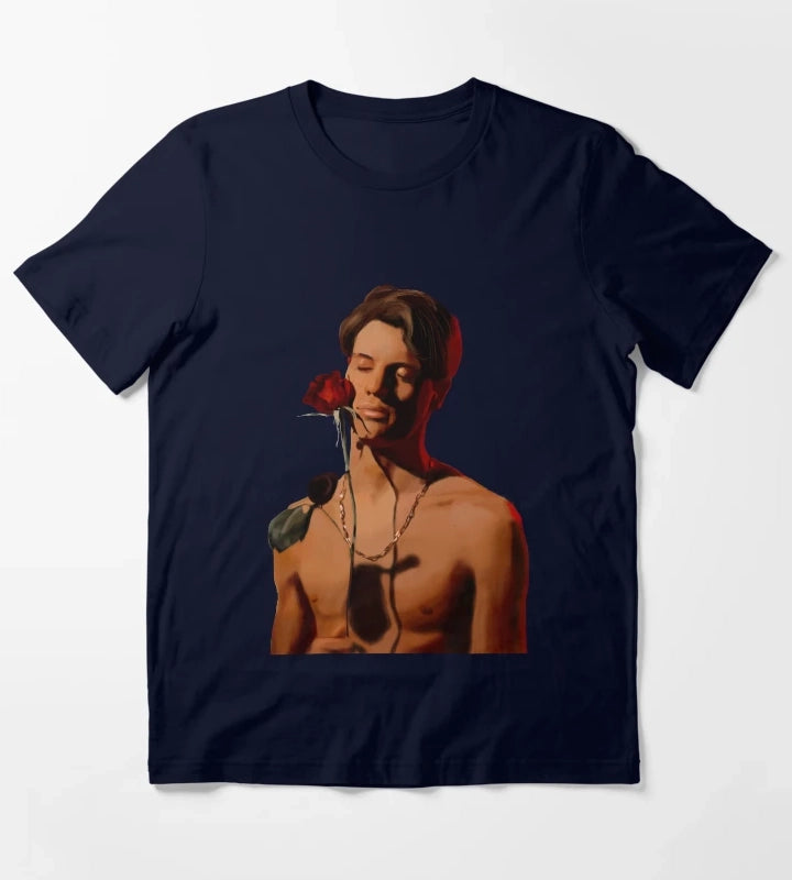 Jace Norman Flaunt Magazine Sketch T-Shirt Navy