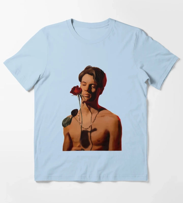 Jace Norman Flaunt Magazine Sketch T-Shirt Sky Blue