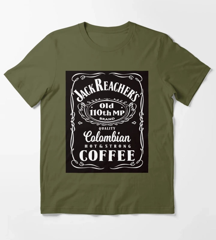 Jack Reacher 110th MP Coffee T-Shirt Olive Green