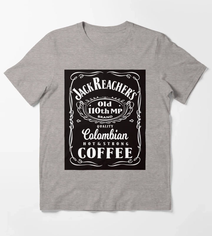 Jack Reacher 110th MP Coffee T-Shirt Heather Grey