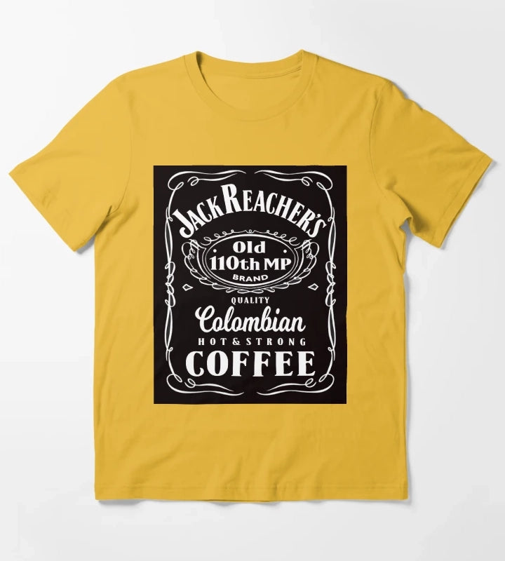 Jack Reacher 110th MP Coffee T-Shirt Yellow