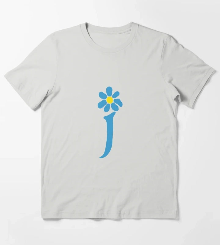 James Daisy T-Shirt Light Grey