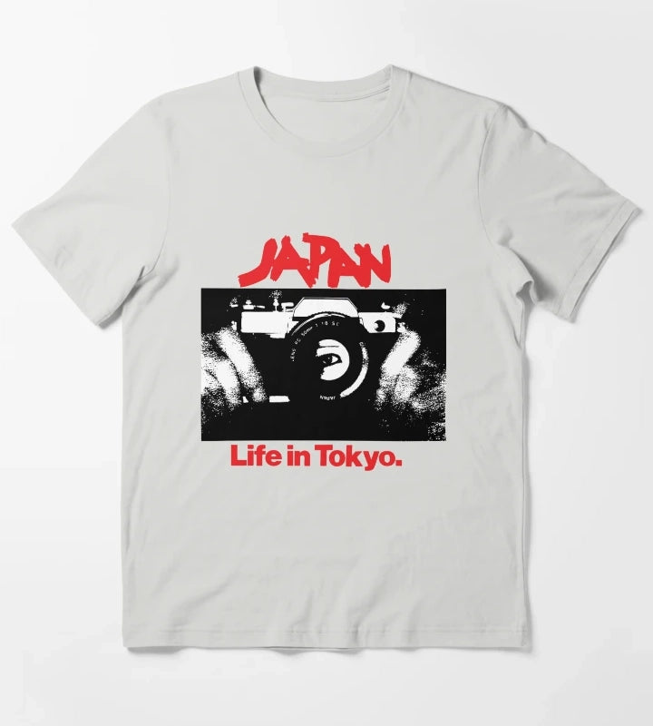 Japan Life In Tokyo T-Shirt Light Grey