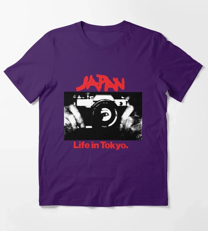 Japan Life In Tokyo T-Shirt Purple
