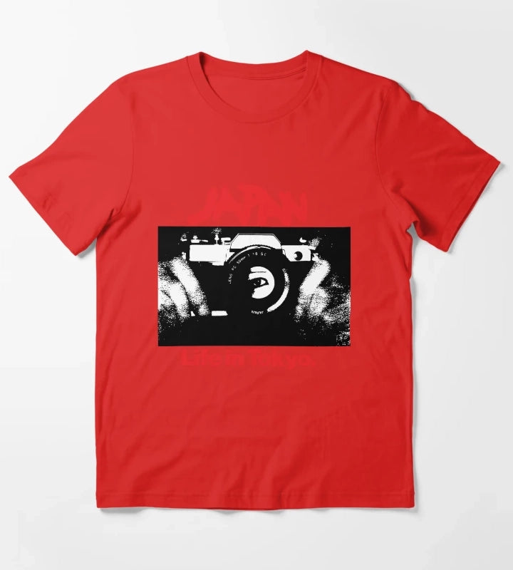 Japan Life In Tokyo T-Shirt Red
