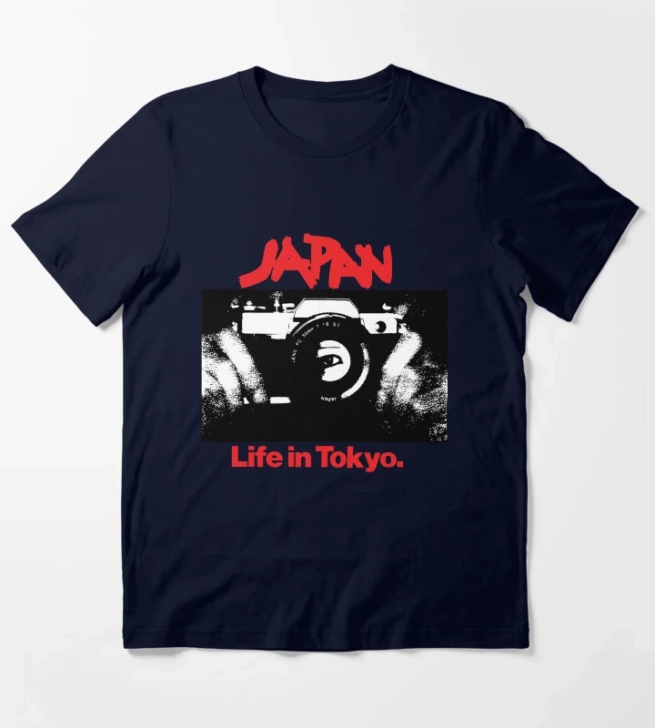 Japan Life In Tokyo T-Shirt Navy