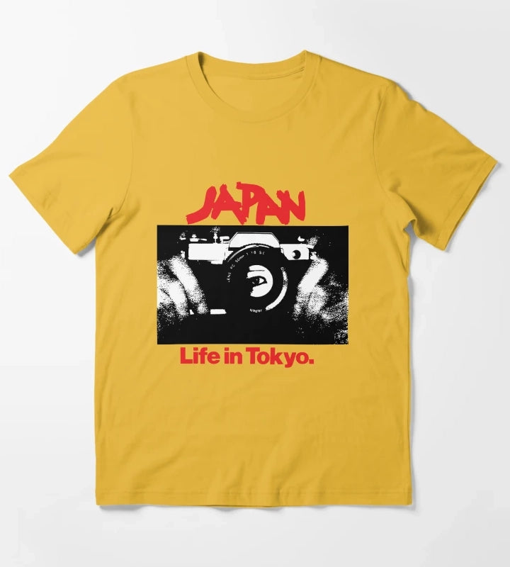 Japan Life In Tokyo T-Shirt Yellow