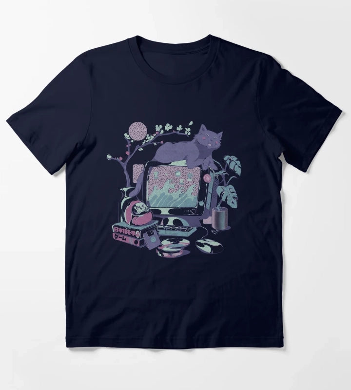 Japanese Desktop T-Shirt Navy