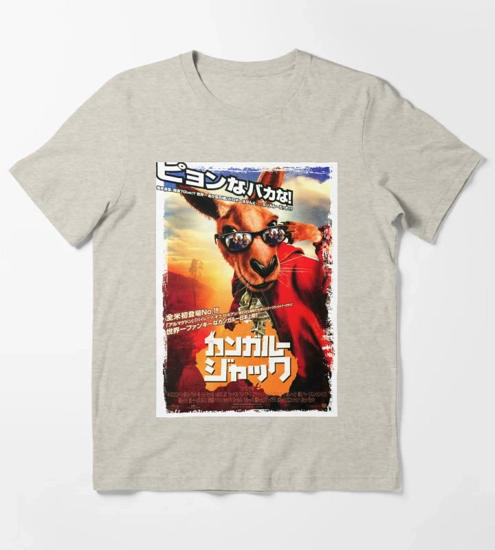 Japanese Kangaroo Jack T-Shirt Cream