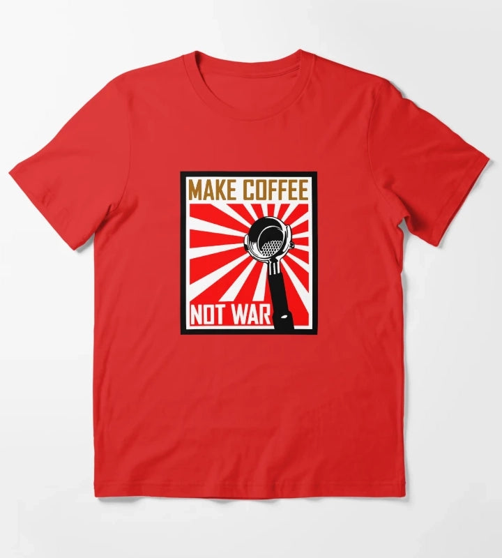 Japanese Propaganda Coffee Poster T-Shirt Red