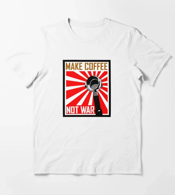 Japanese Propaganda Coffee Poster T-Shirt White