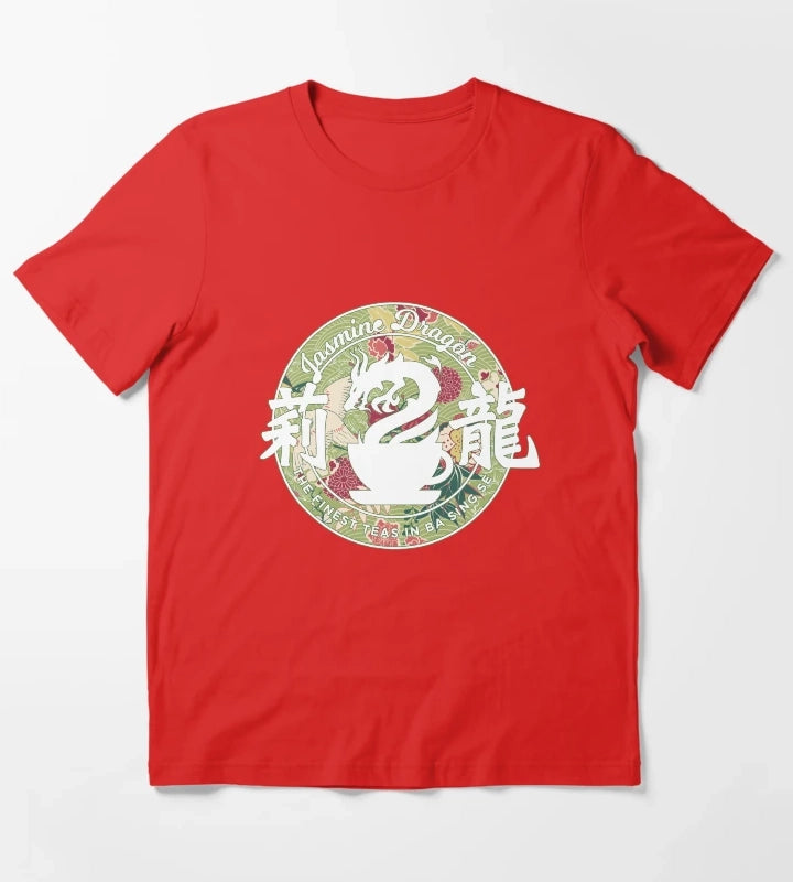 Jasmine Dragon PEONY T-Shirt Red
