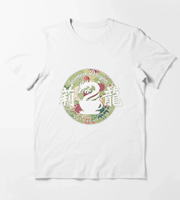 Jasmine Dragon PEONY T-Shirt White