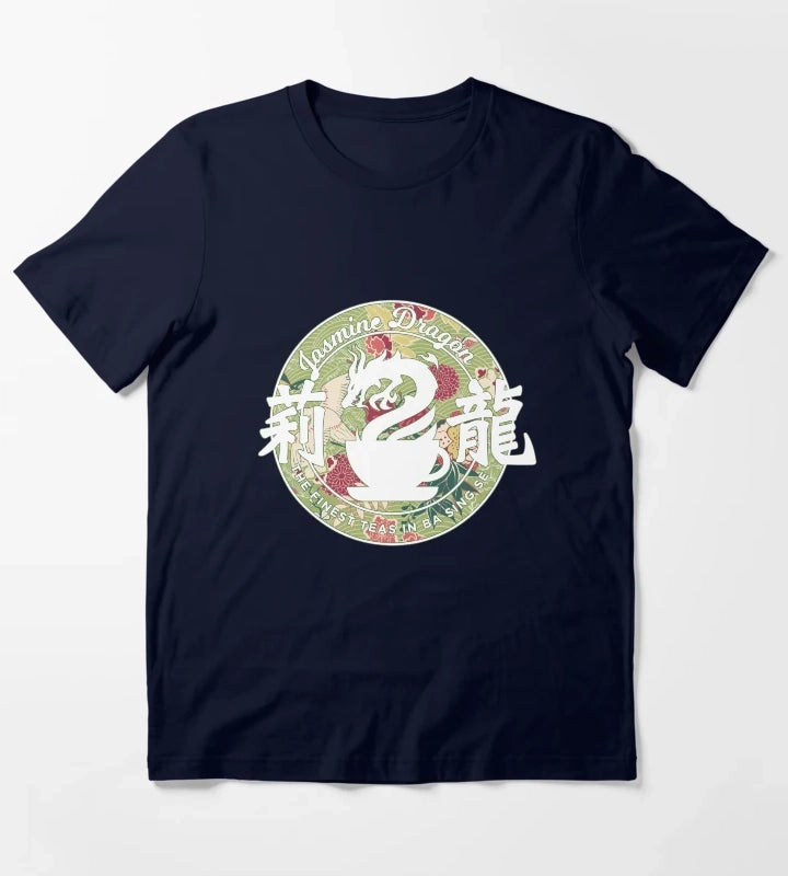 Jasmine Dragon PEONY T-Shirt Navy