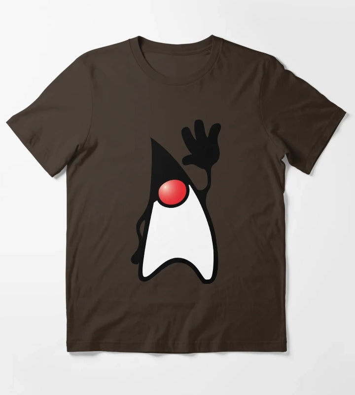 Java Duke Saying Hi T-Shirt Brown