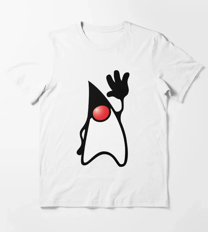Java Duke Saying Hi T-Shirt White
