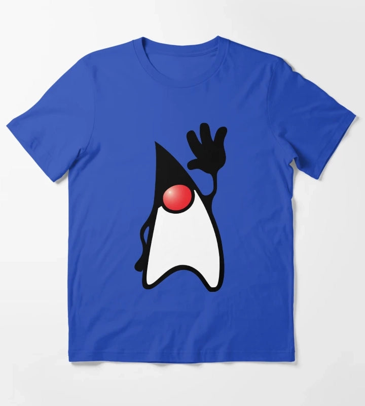Java Duke Saying Hi T-Shirt Blue