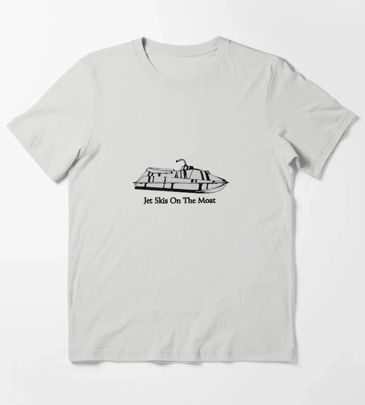 Jet Skis On The Moat Arctic Monkeys The Car T-Shirt Light Grey