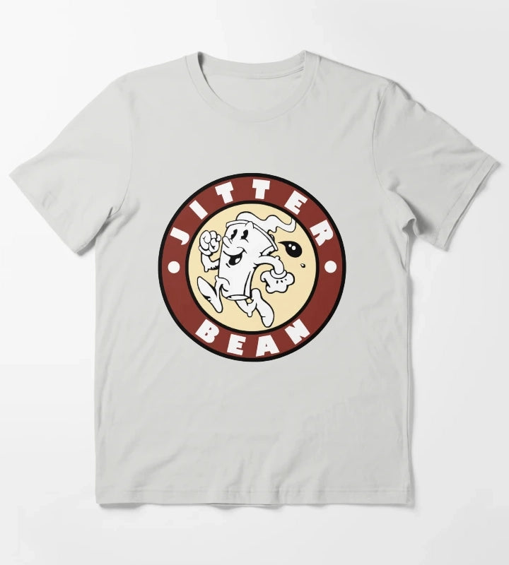 Jitter Bean Coffee The Boys T-Shirt Light Grey