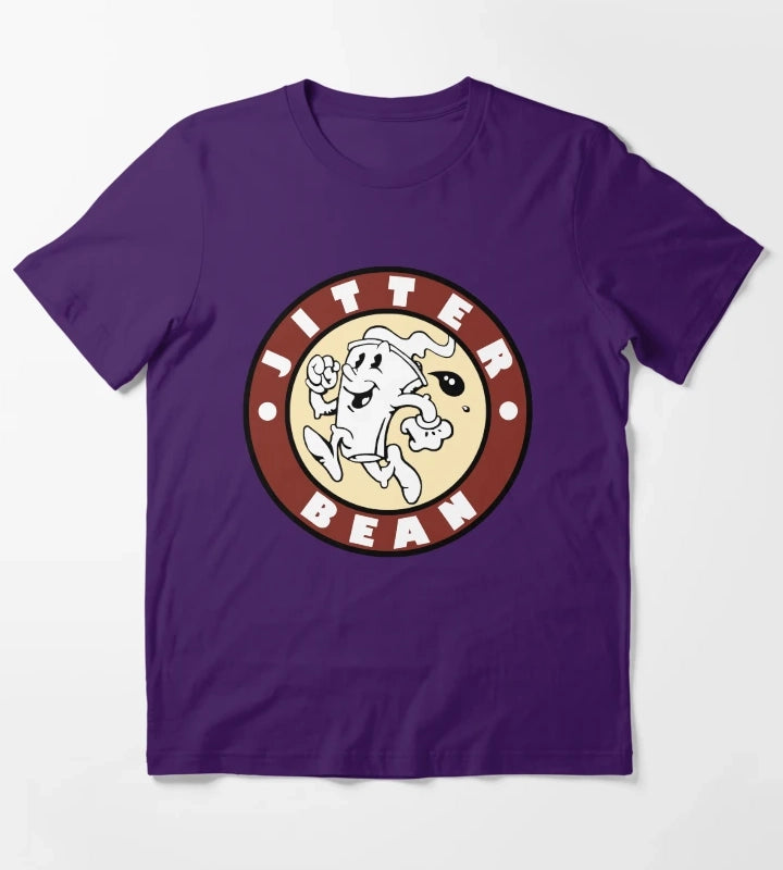 Jitter Bean Coffee The Boys T-Shirt Purple