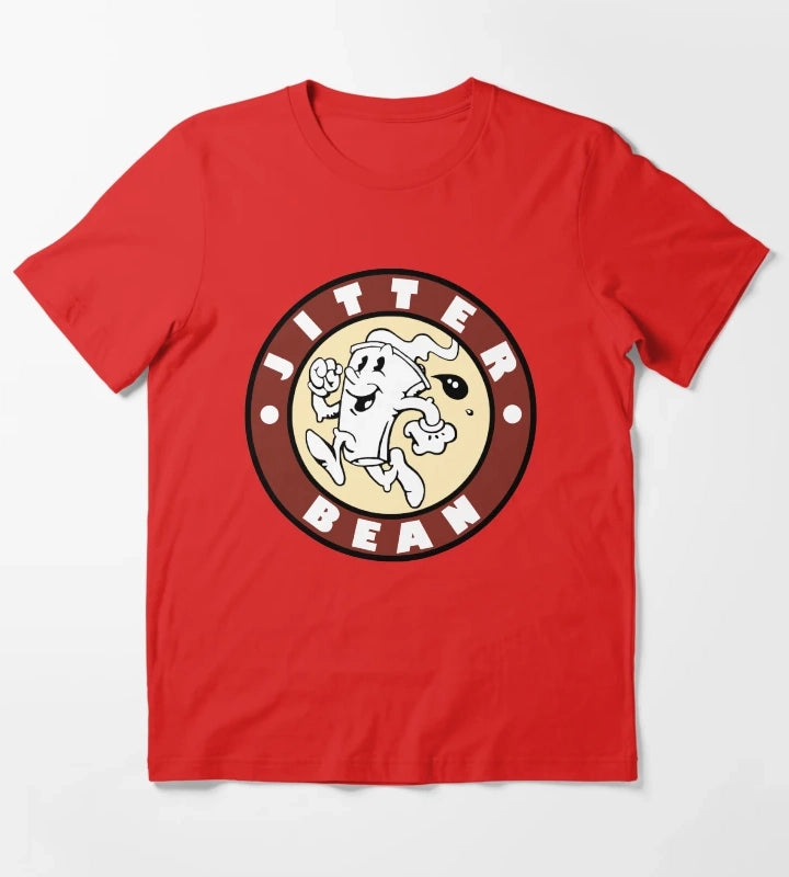 Jitter Bean Coffee The Boys T-Shirt Red