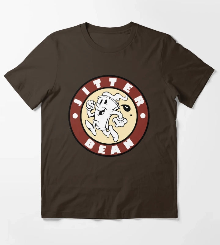 Jitter Bean Coffee The Boys T-Shirt Brown