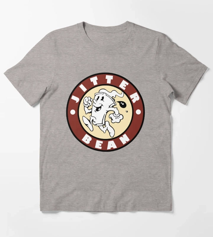 Jitter Bean Coffee The Boys T-Shirt Heather Grey