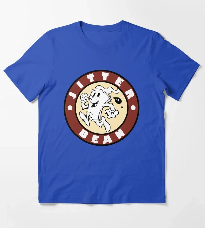 Jitter Bean Coffee The Boys T-Shirt Blue