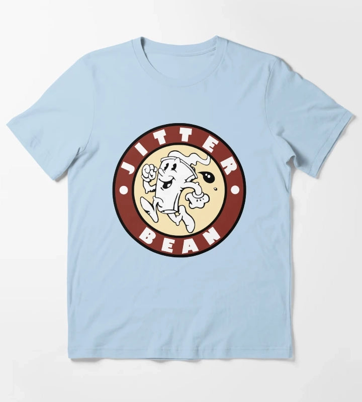 Jitter Bean Coffee The Boys T-Shirt Sky Blue
