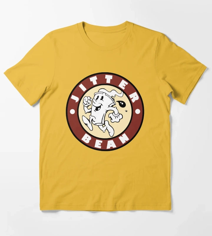 Jitter Bean Coffee The Boys T-Shirt Yellow
