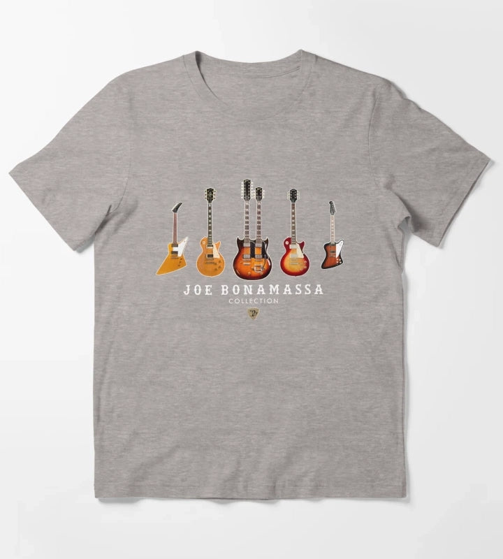 Joe Bonamassa Guitar Collection Premium T-Shirt Heather Grey