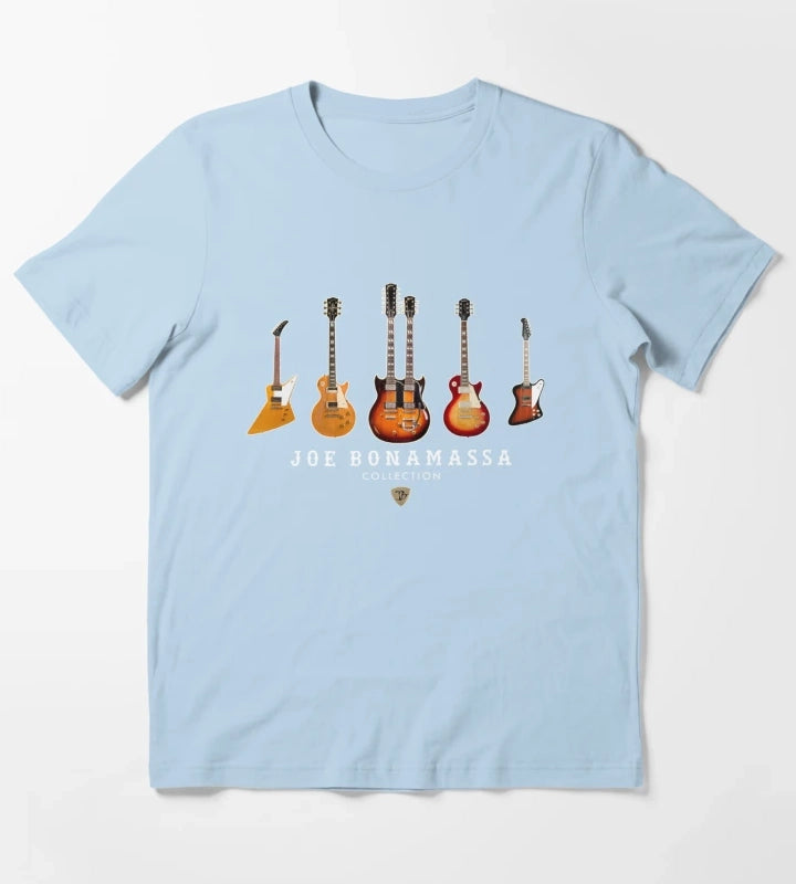 Joe Bonamassa Guitar Collection Premium T-Shirt Sky Blue