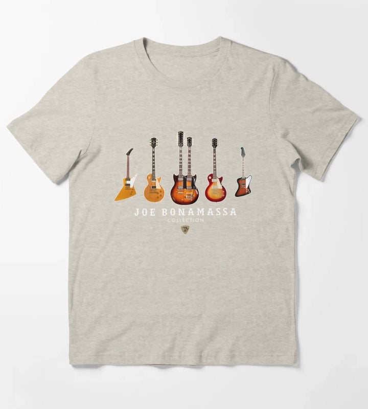 Joe Bonamassa Guitar Collection Premium T-Shirt Cream