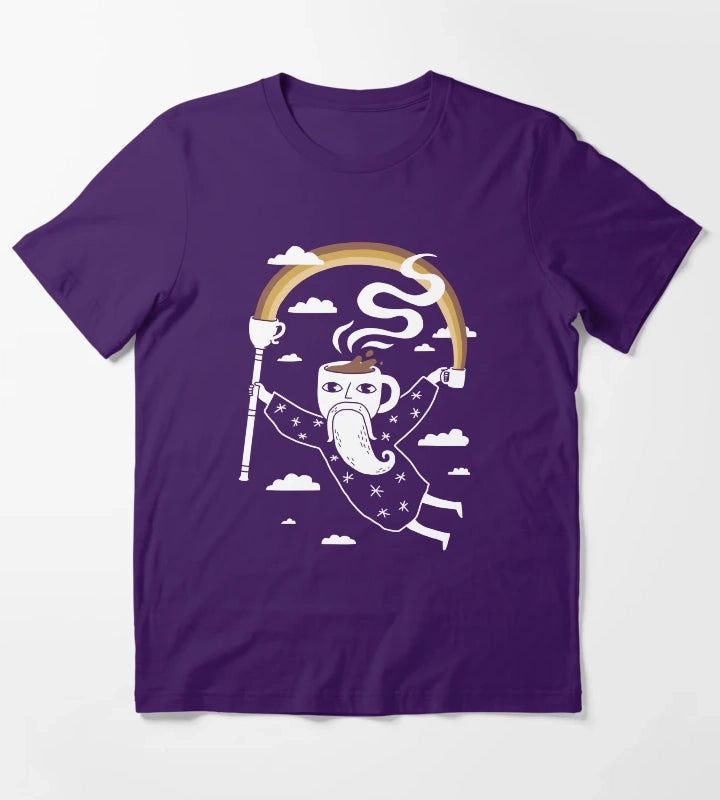 Joe the Coffee Wizard T-Shirt Purple
