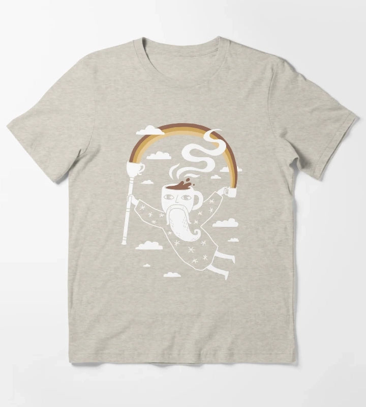 Joe the Coffee Wizard T-Shirt Cream