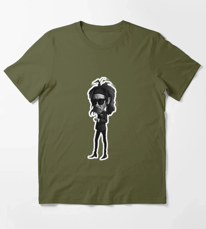 John Cooper Clarke 2026 Have It Tour Caricature TShirt Latitude Festival Punk Poet Fan Art Gift T-Shirt Olive Green