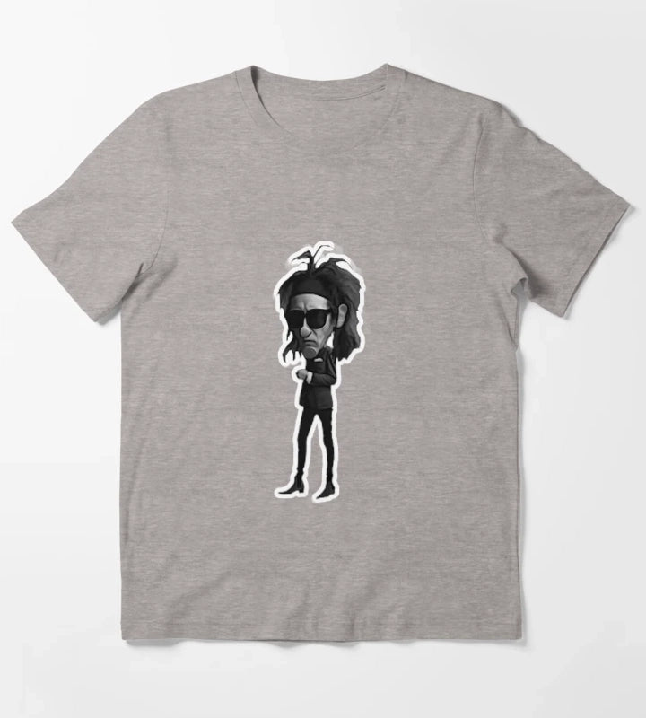 John Cooper Clarke 2026 Have It Tour Caricature TShirt Latitude Festival Punk Poet Fan Art Gift T-Shirt Heather Grey