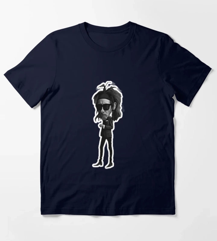 John Cooper Clarke 2026 Have It Tour Caricature TShirt Latitude Festival Punk Poet Fan Art Gift T-Shirt Navy