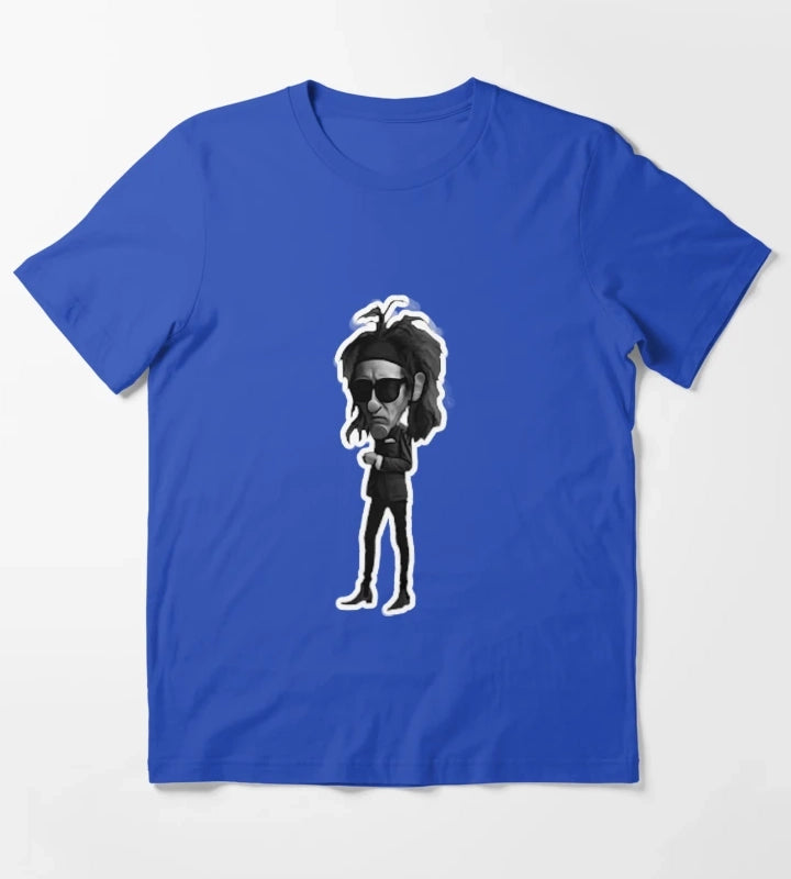 John Cooper Clarke 2026 Have It Tour Caricature TShirt Latitude Festival Punk Poet Fan Art Gift T-Shirt Blue
