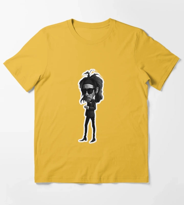 John Cooper Clarke 2026 Have It Tour Caricature TShirt Latitude Festival Punk Poet Fan Art Gift T-Shirt Yellow