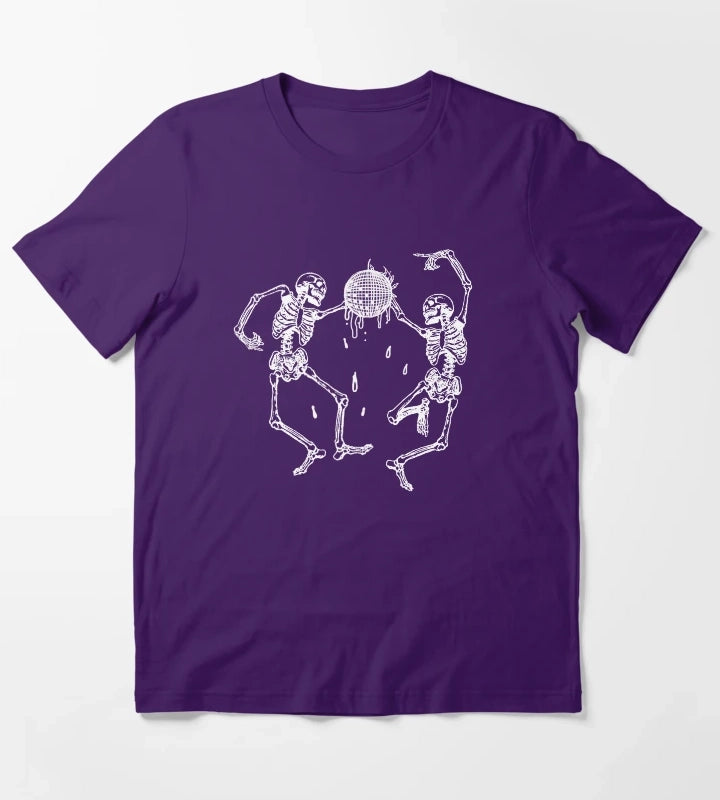 Joji Ballads 1 Slow Dancing Skeletons Disco Ball Design Recreation T-Shirt Purple