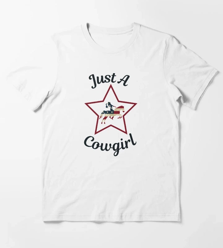 Just a cowgirl T-Shirt White